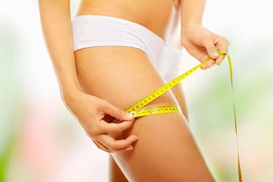 قياس حجم الساقين بعد فقدان الوزن