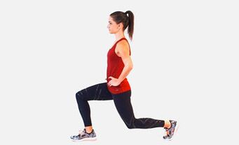الطعنات هي تمرين فعال لتضخيم عضلات الساق. 